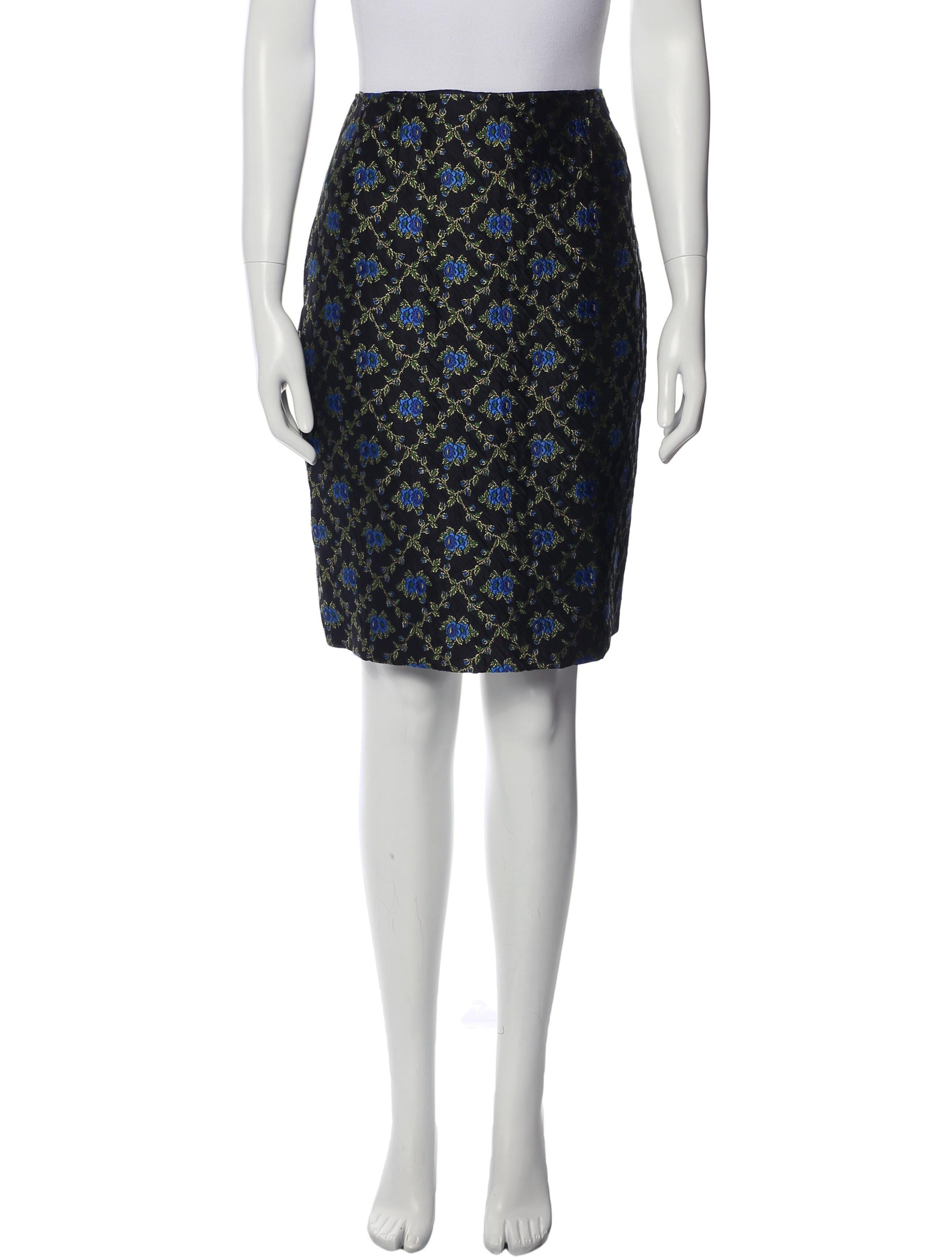 Galanos Vintage Knee-Length Skirt