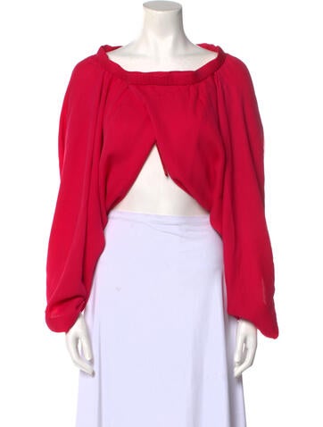 Galanos Tops Vintage 1980's Crop Top M