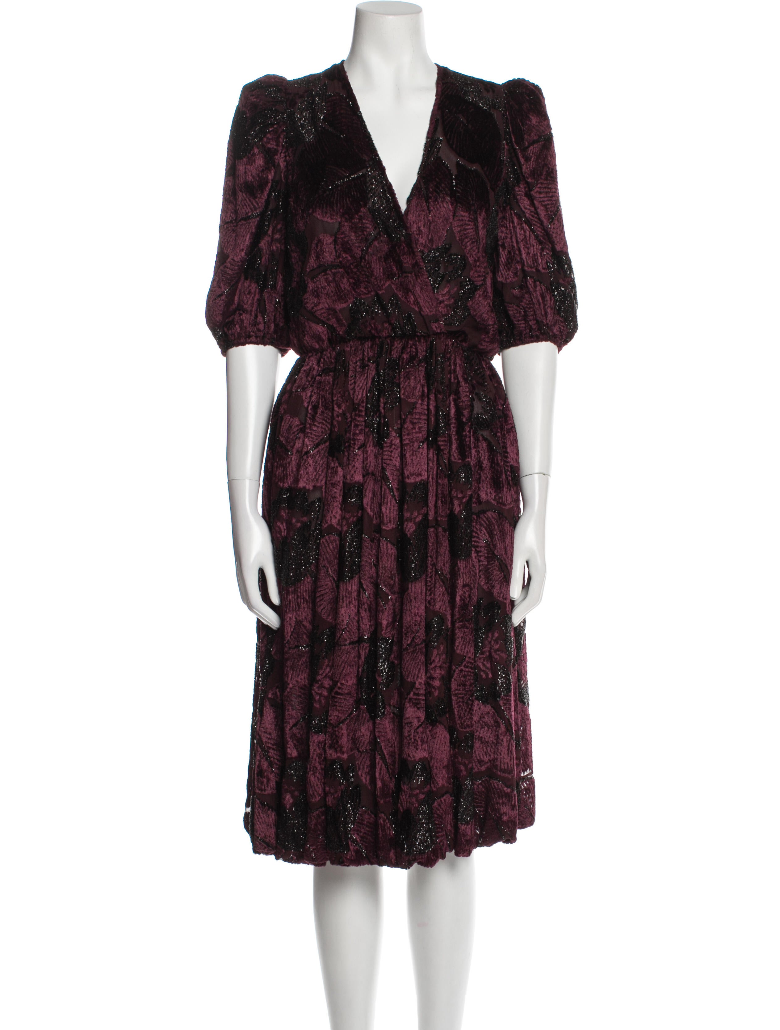 Galanos Vintage Midi Length Dress