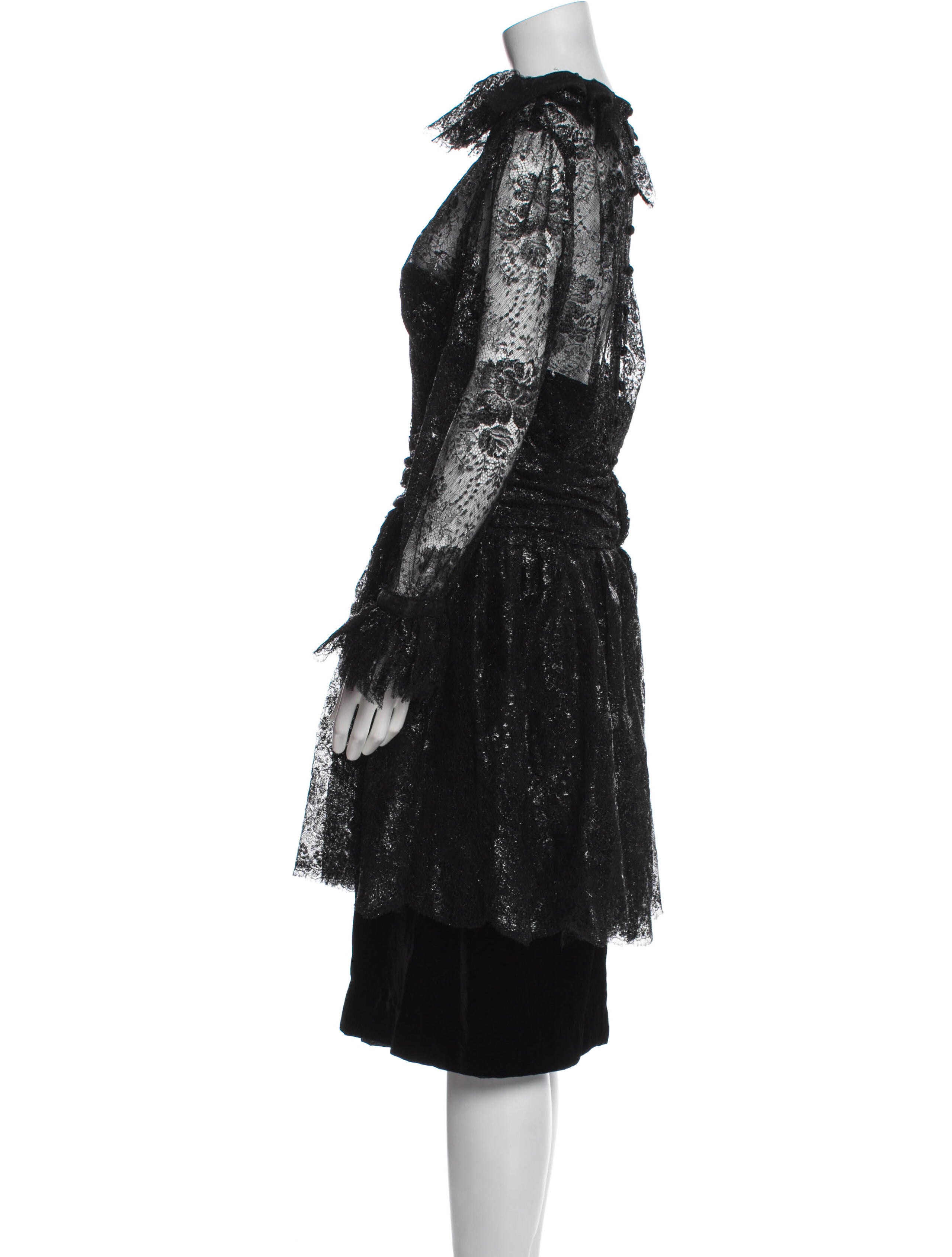 Galanos Vintage Knee-Length Dress