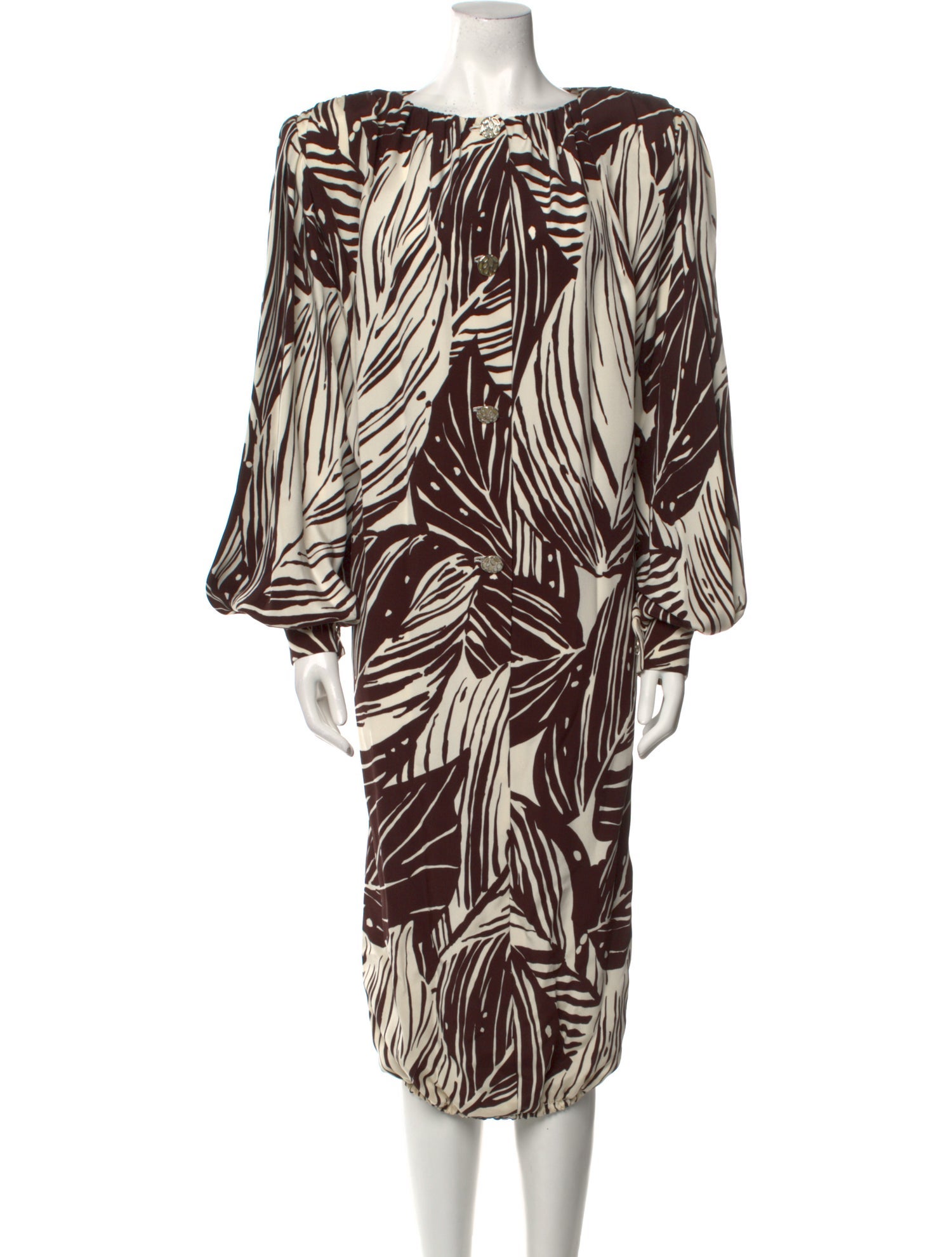 Galanos Vintage Midi Length Dress