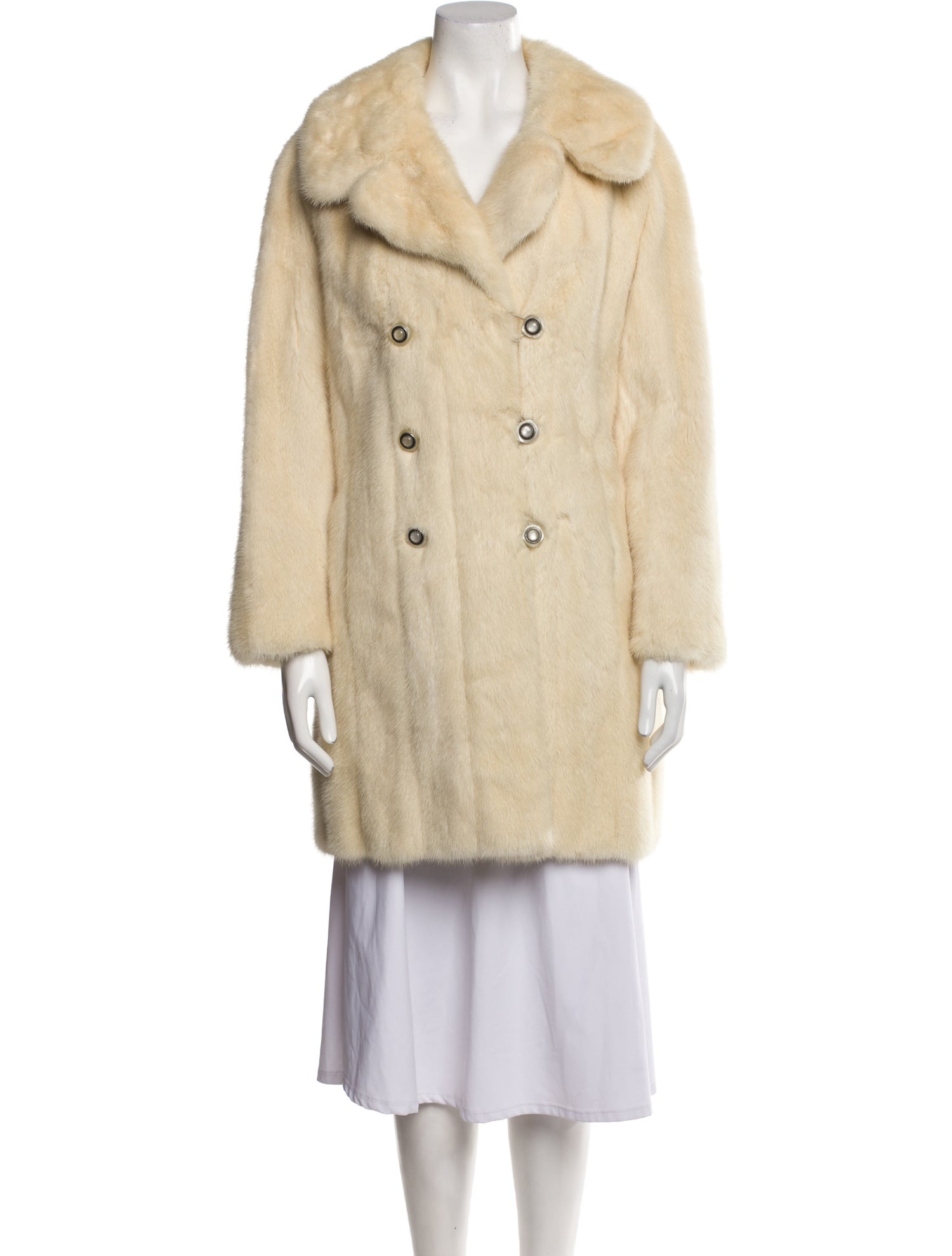 Galanos Mink Fur Coat