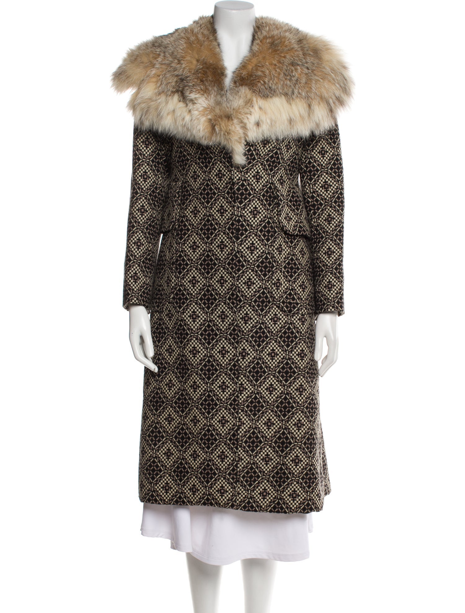 Galanos Vintage 1960's Fur Coat