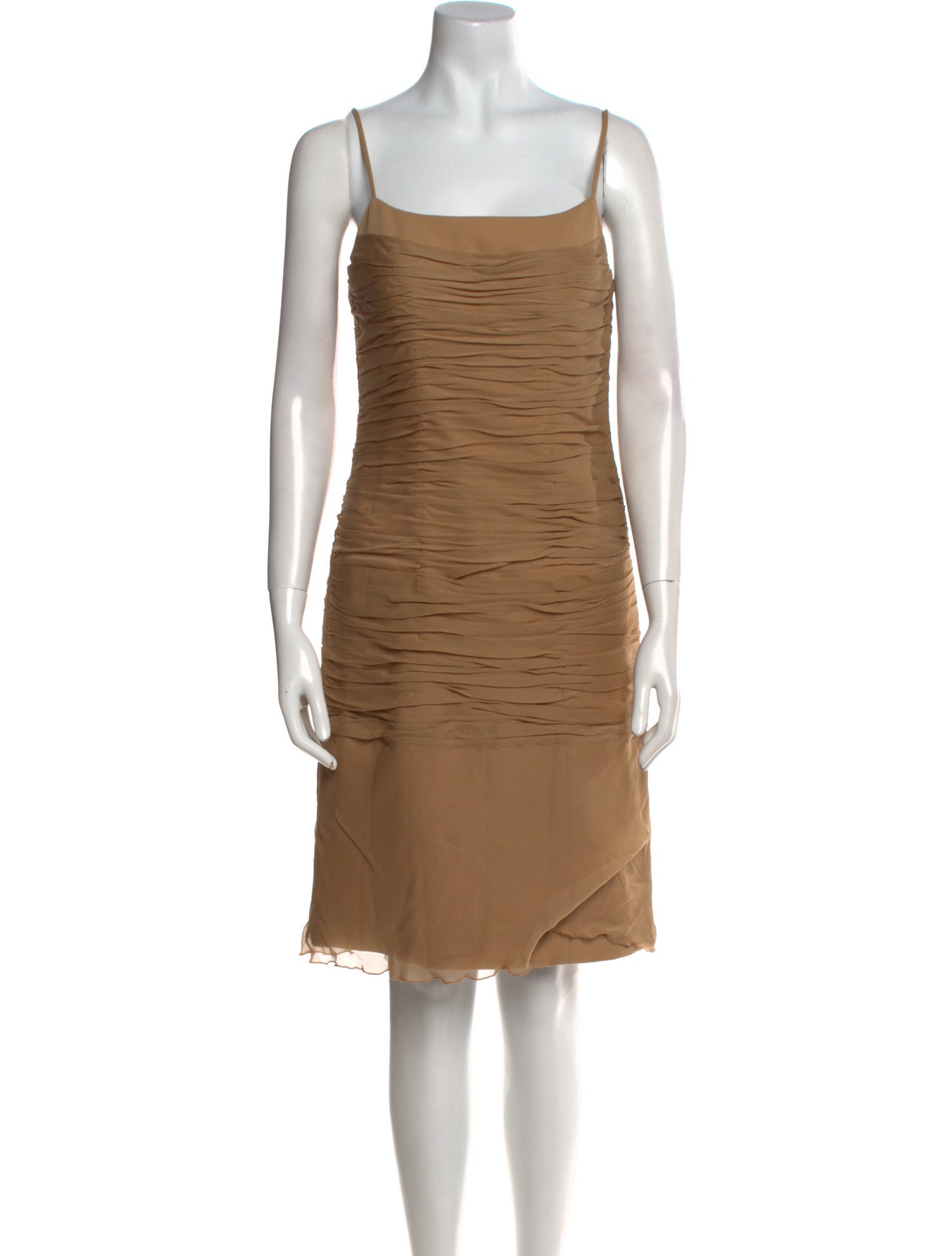 Galanos Square Neckline Mini Dress
