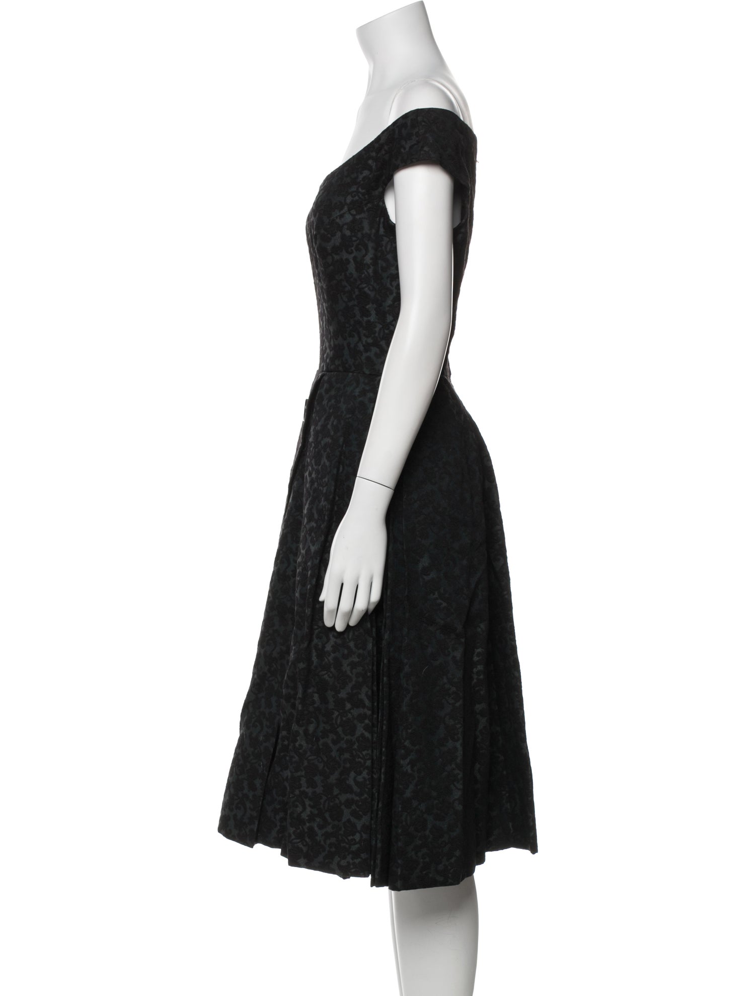 Galanos Vintage Midi Length Dress