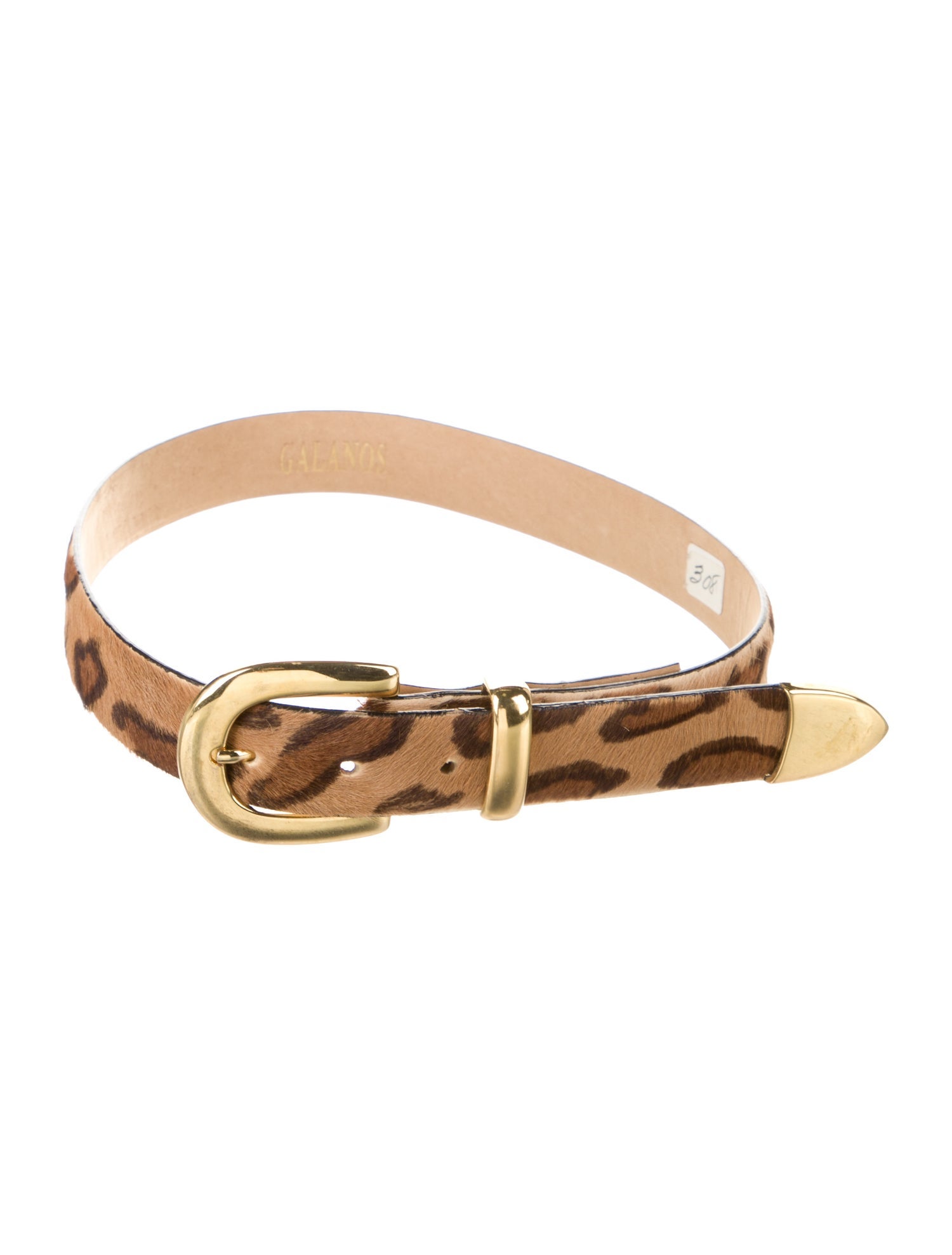 Galanos Ponyhair Belt