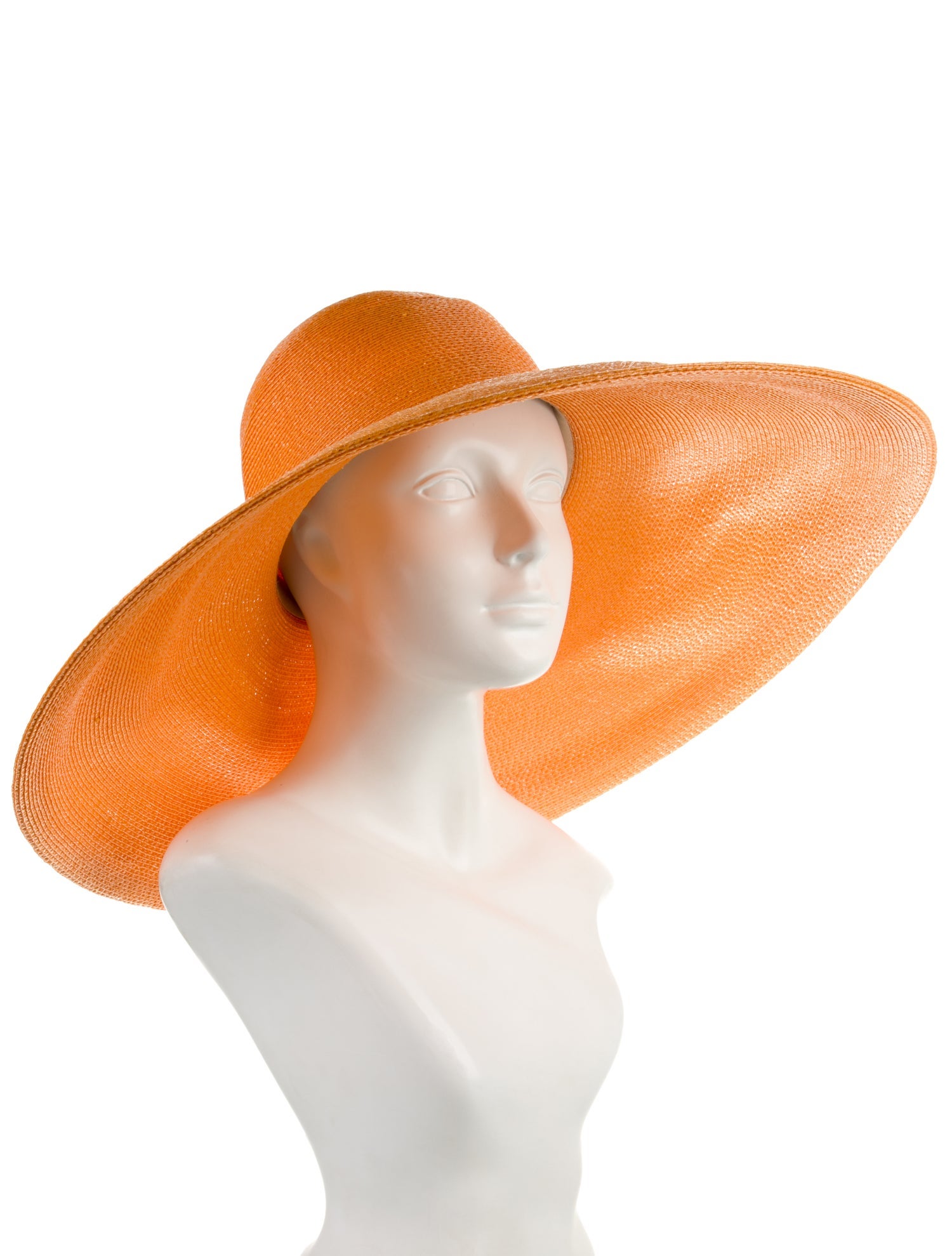 Galanos Straw Wide Brim Hat