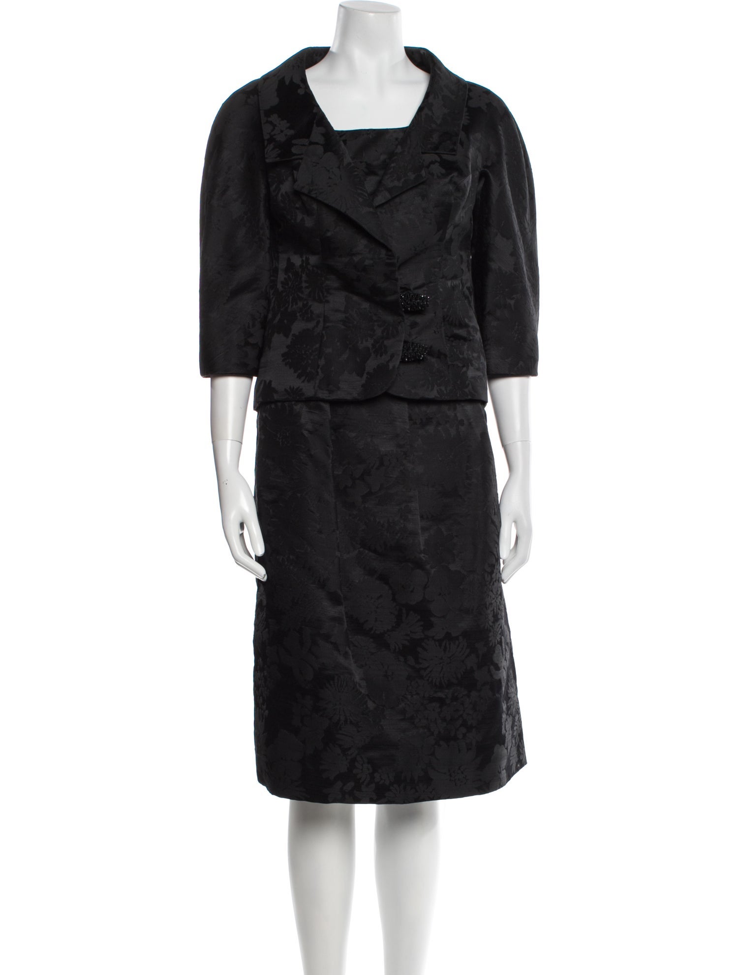 Galanos Vintage 1960's Skirt Suit