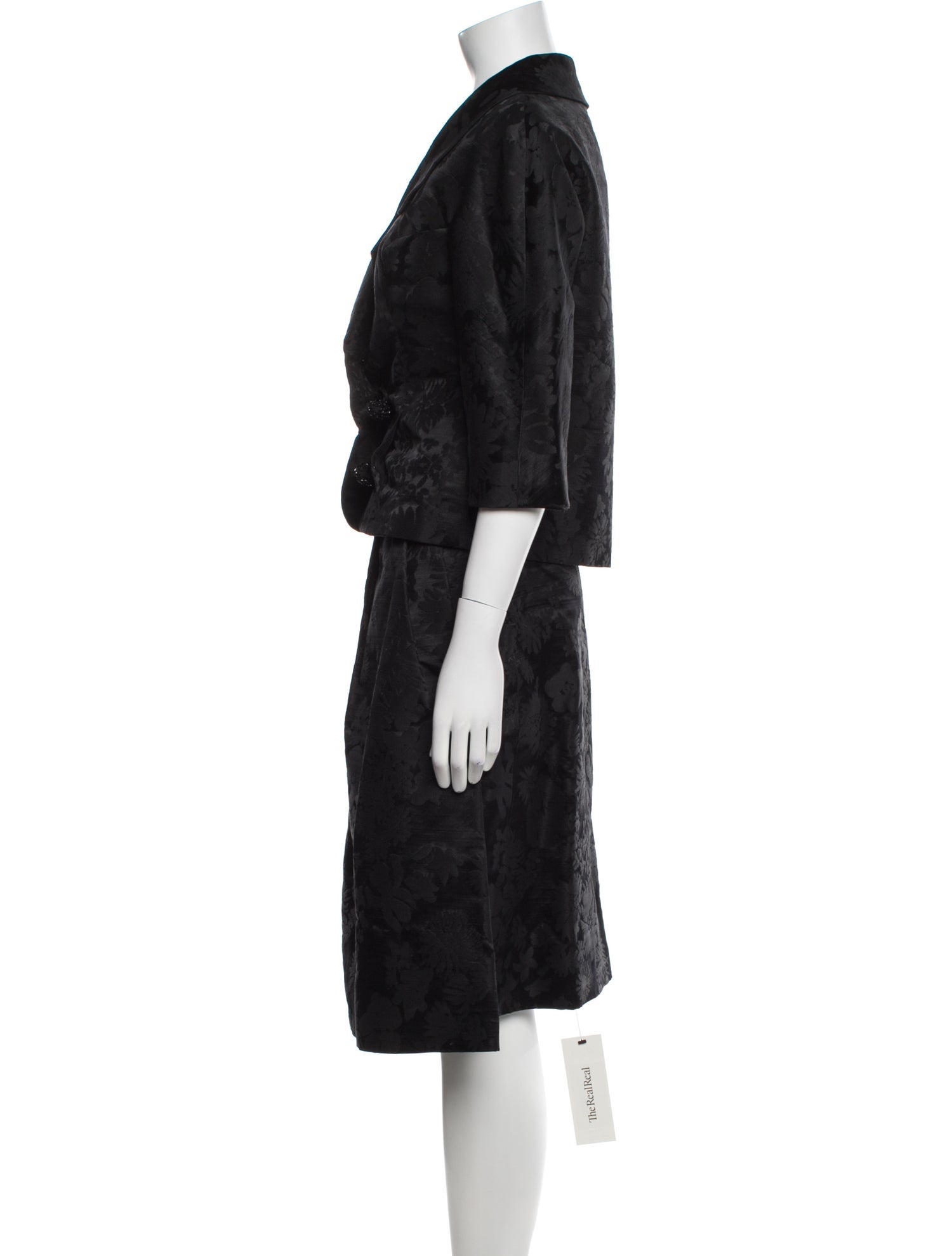 Galanos Vintage 1960's Skirt Suit