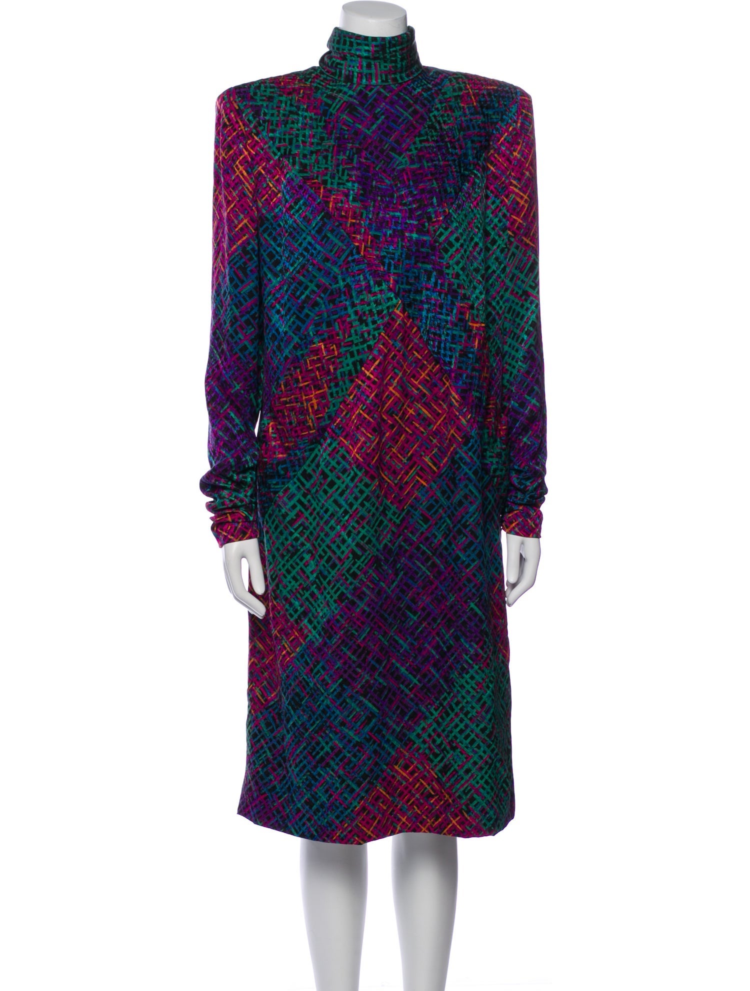 Galanos Vintage Midi Length Dress