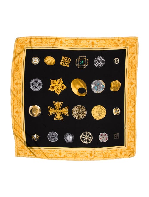 Galanos Silk Printed Scarf