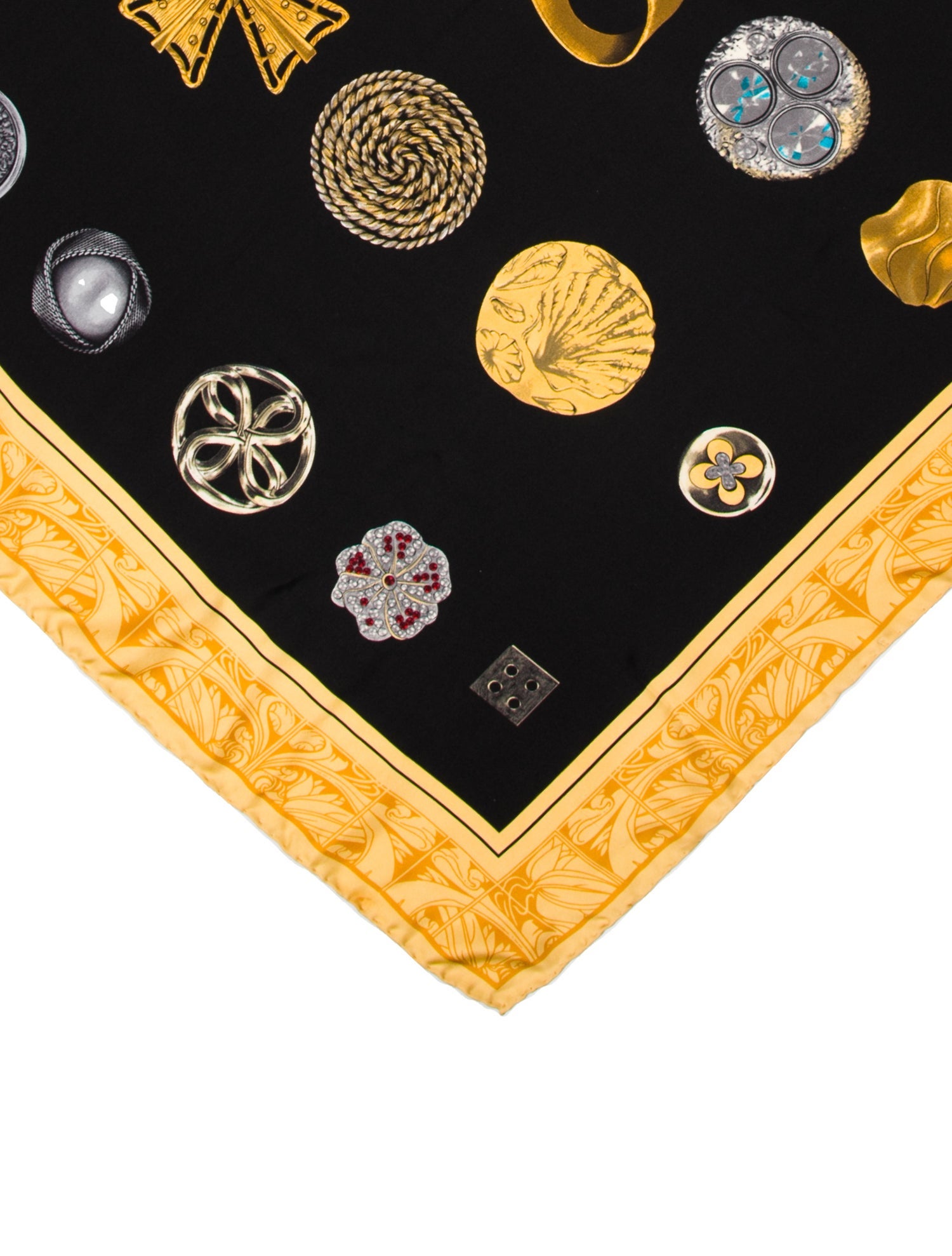 Galanos Silk Printed Scarf