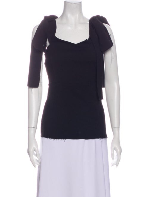 Georgia Alice Square Neckline Short Sleeve Top w/