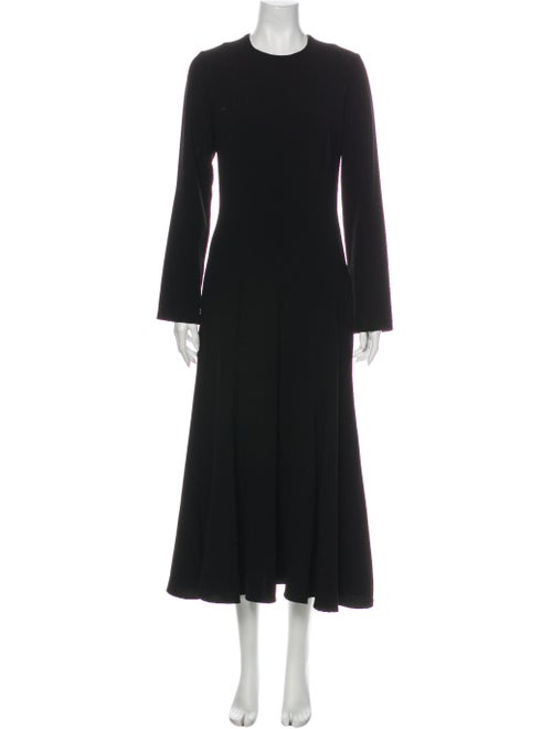 Georgia Alice Crew Neck Long Dress Black