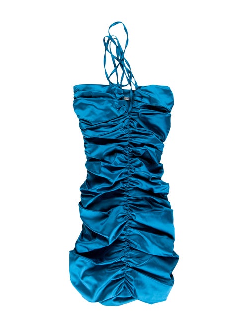 Georgia Alice Halterneck Mini Dress w/ Tags Blue