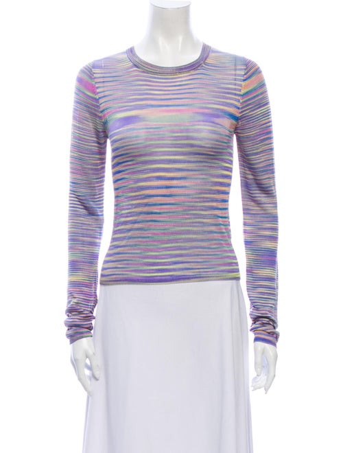 Georgia Alice Striped Scoop Neck Sweater Blue