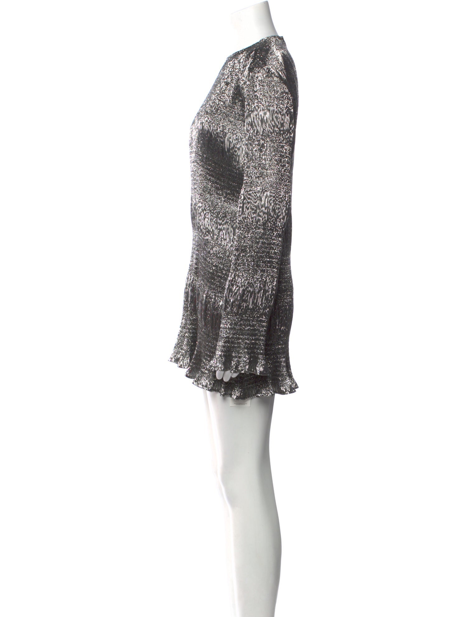 Georgia Alice Crew Neck Mini Dress - Metallic Dresses, Clothing -  GALIC20711 | The RealReal