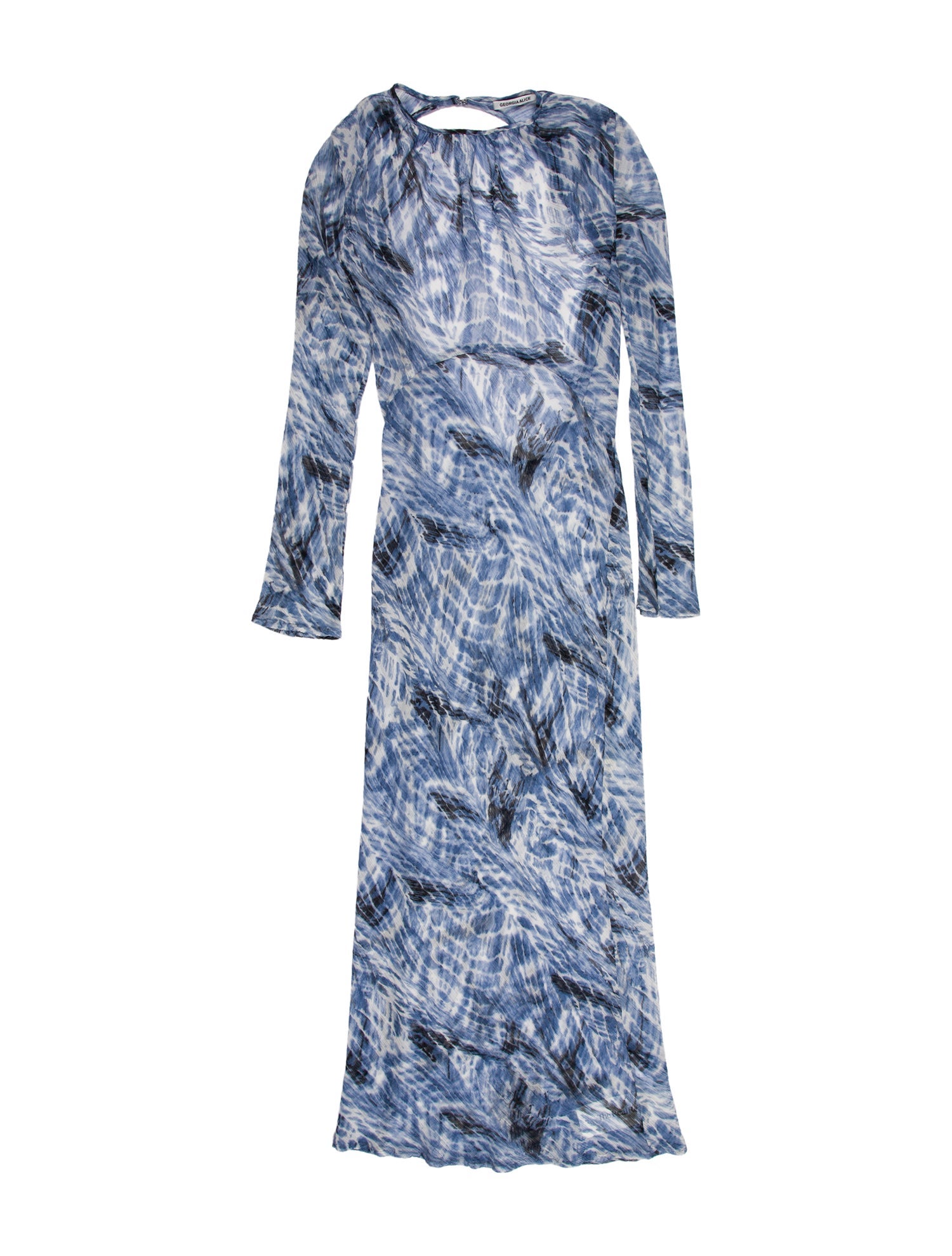 Georgia Alice Tie-Dye Print Long Dress