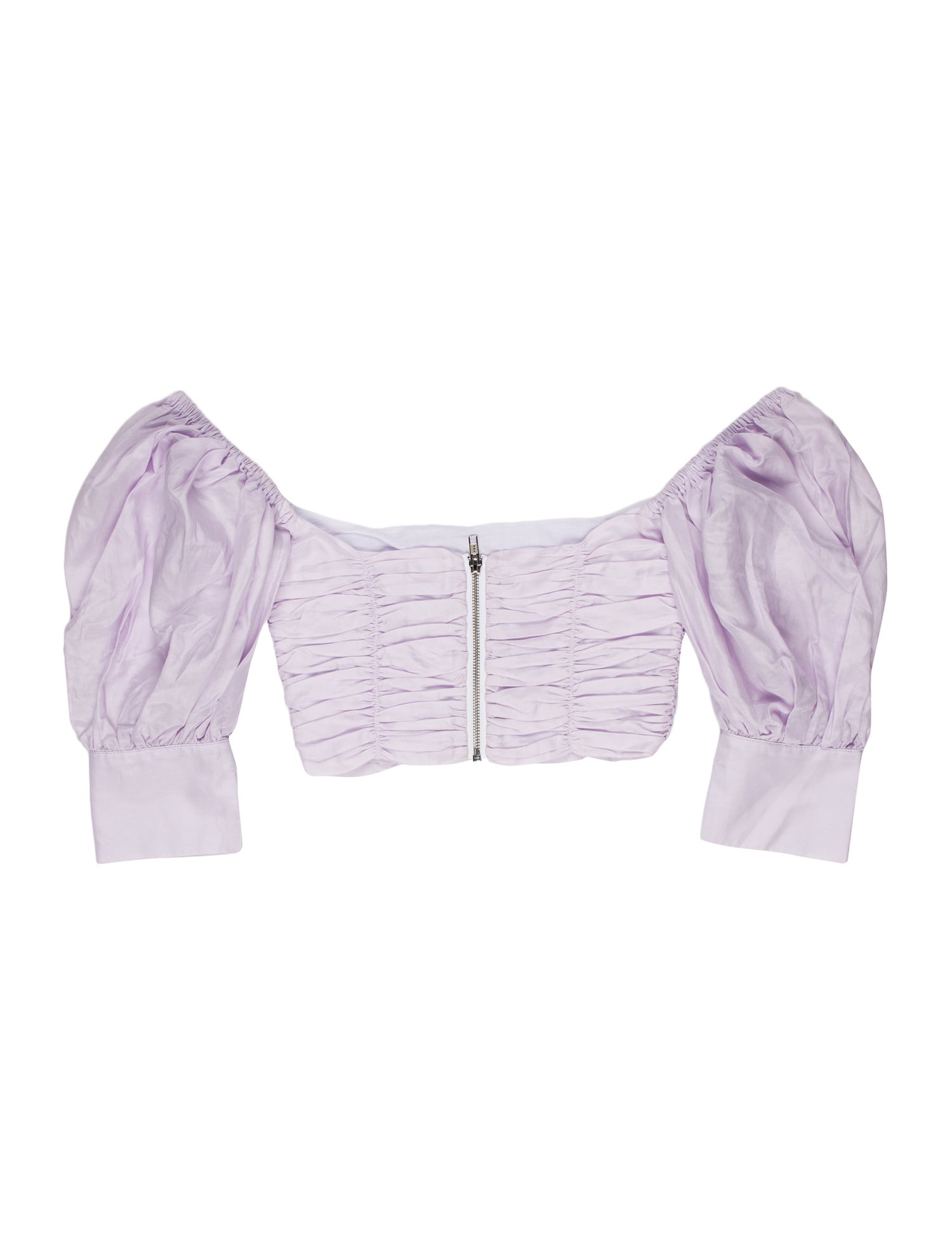 Georgia Alice Square Neckline Short Sleeve Crop Top