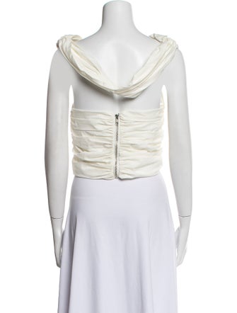 Georgia Alice Cowl Neck Sleeveless Crop Top