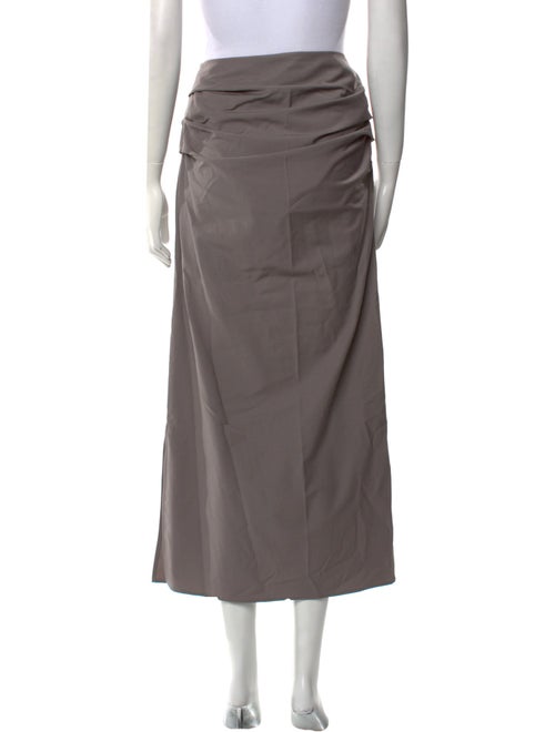 Georgia Alice Pleated Accents Midi Length Skirt