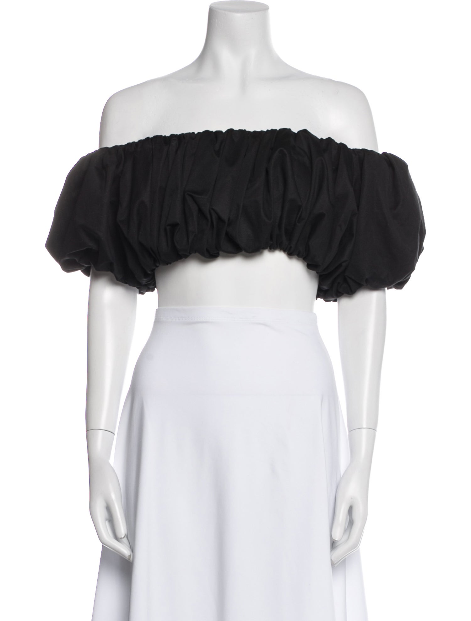 Georgia Alice Off-The-Shoulder Short Sleeve Crop Top