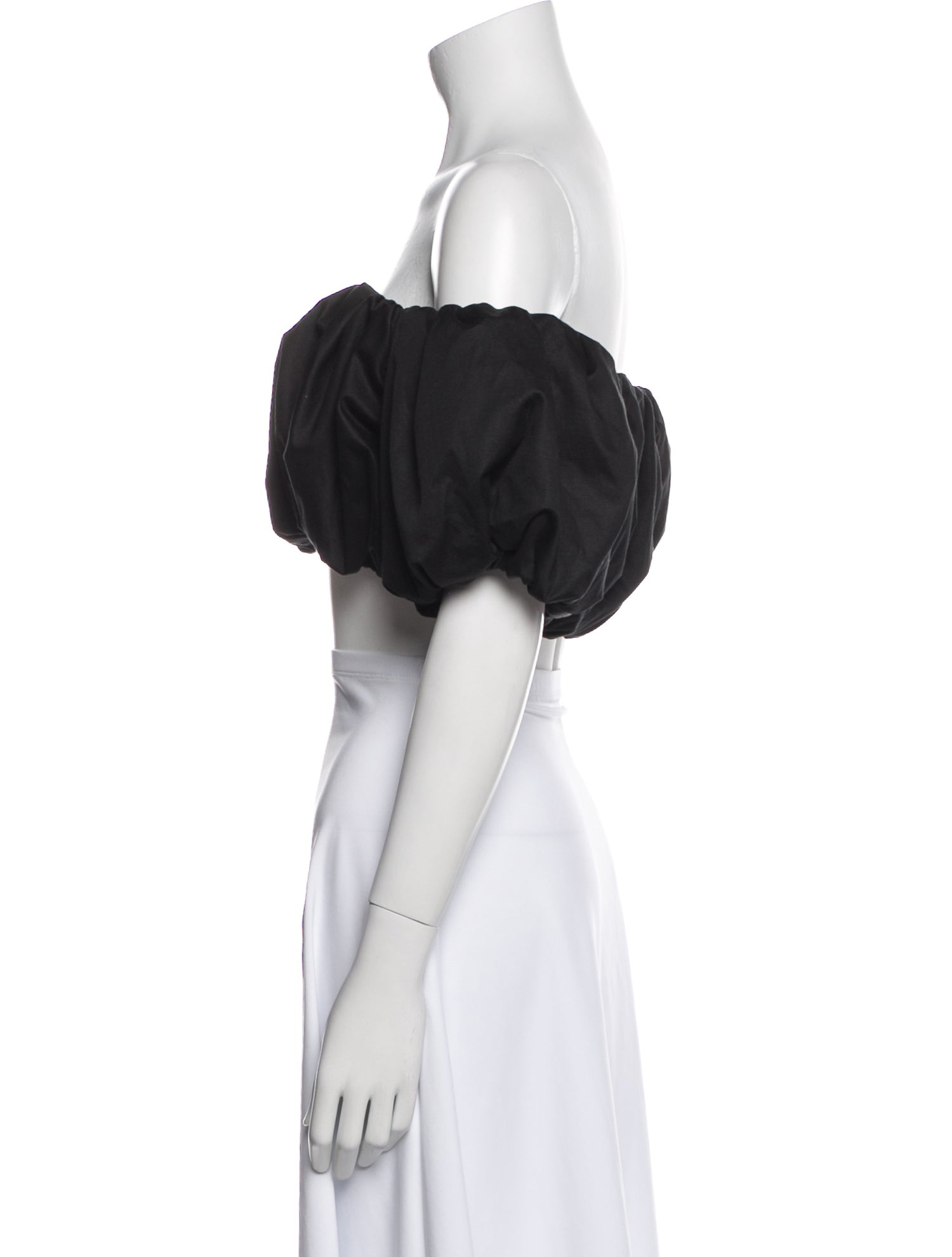 Georgia Alice Off-The-Shoulder Short Sleeve Crop Top