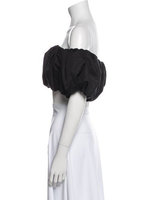 Georgia Alice Off-The-Shoulder Short Sleeve Crop Top