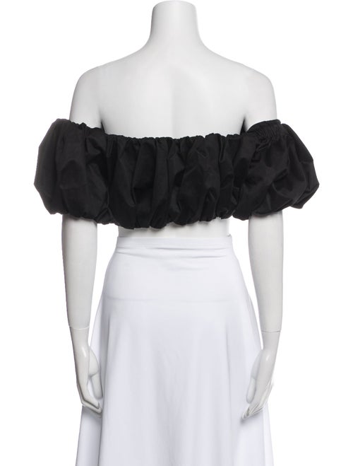 Georgia Alice Off-The-Shoulder Short Sleeve Crop Top