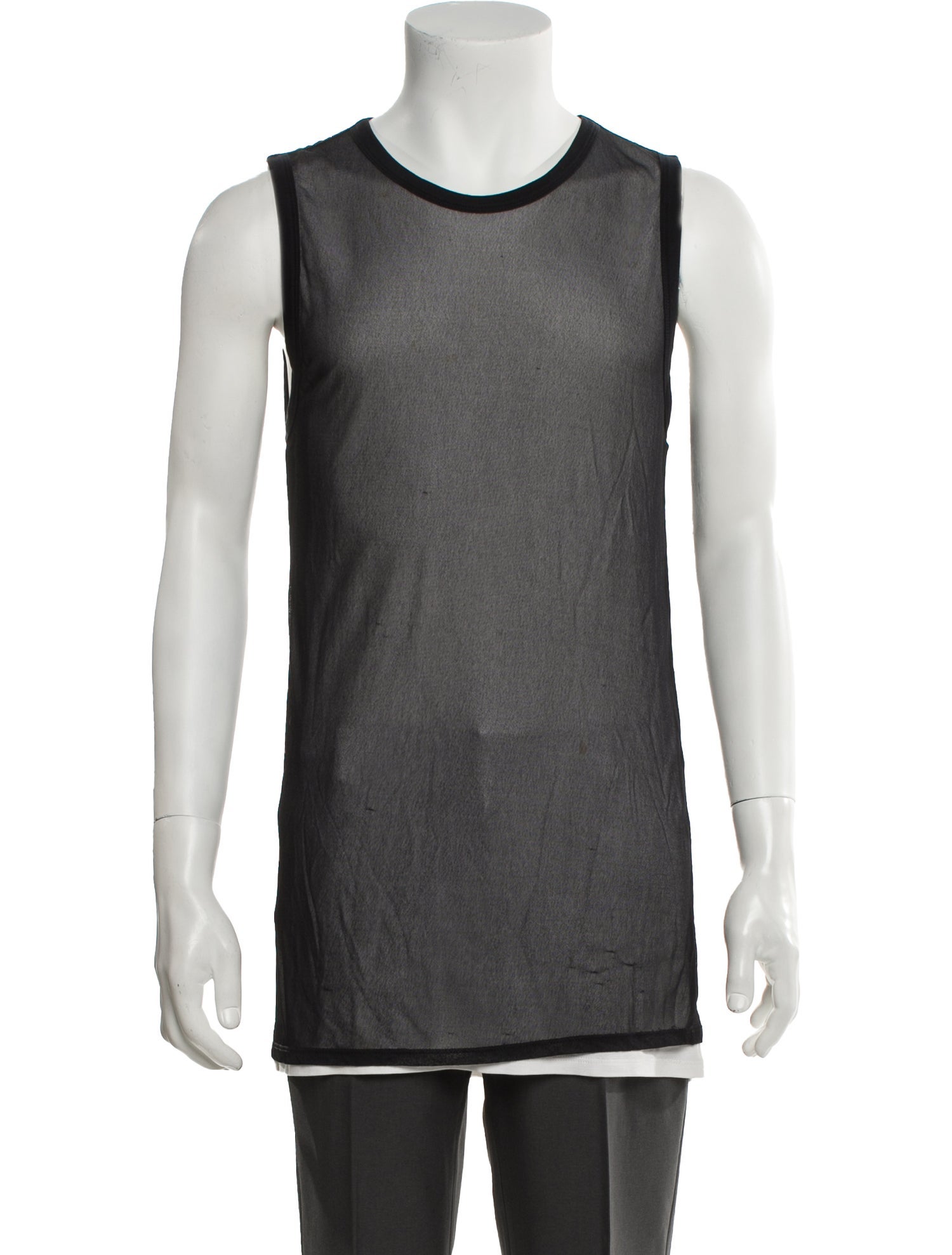 Gareth Pugh Crew Neck Sleeveless T-Shirt