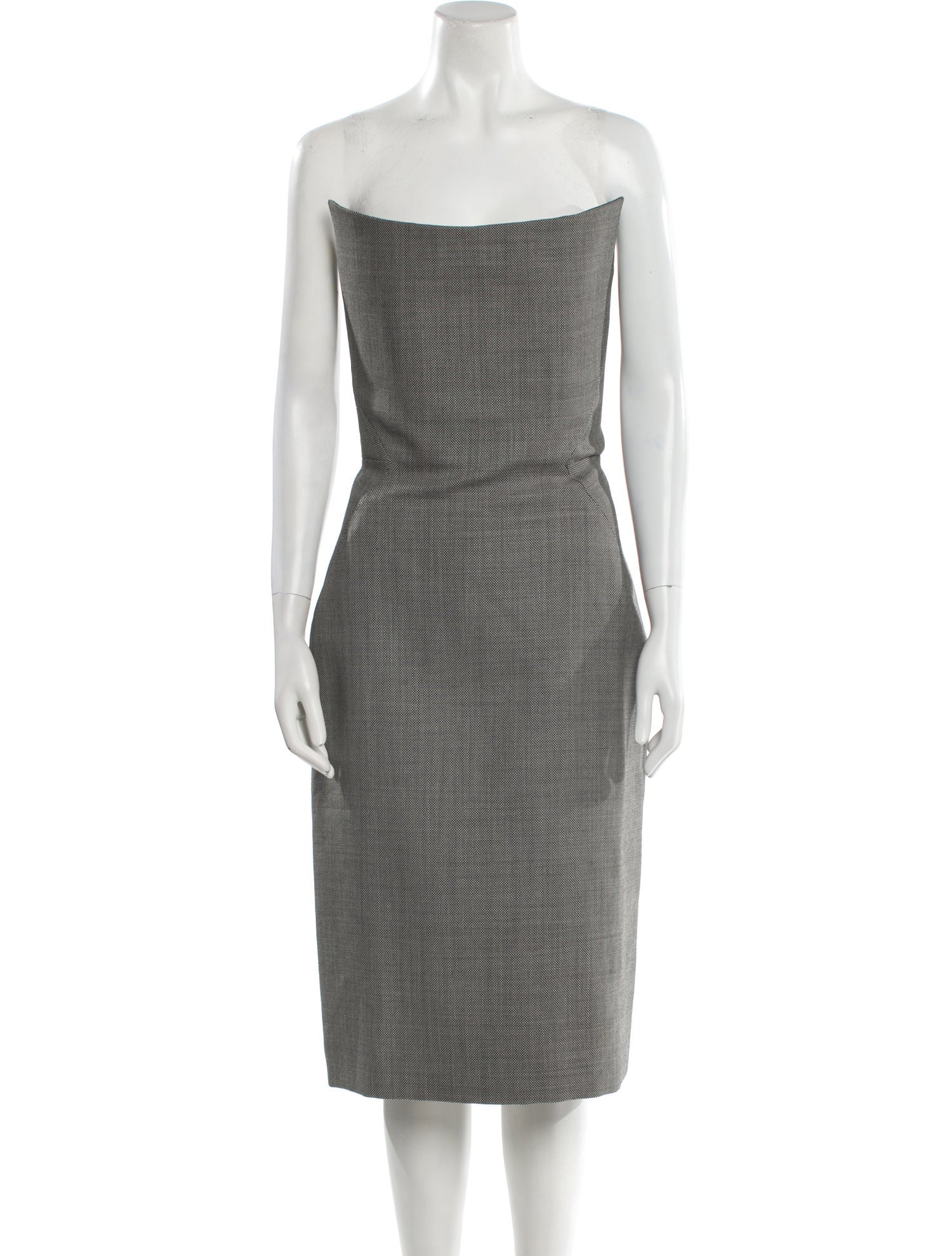 Gareth Pugh Virgin Wool Knee-Length Dress