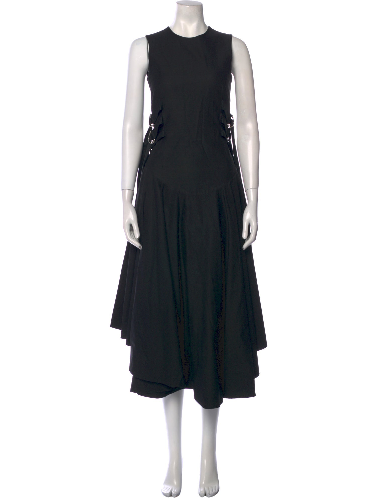 Gareth Pugh Crew Neck Long Dress