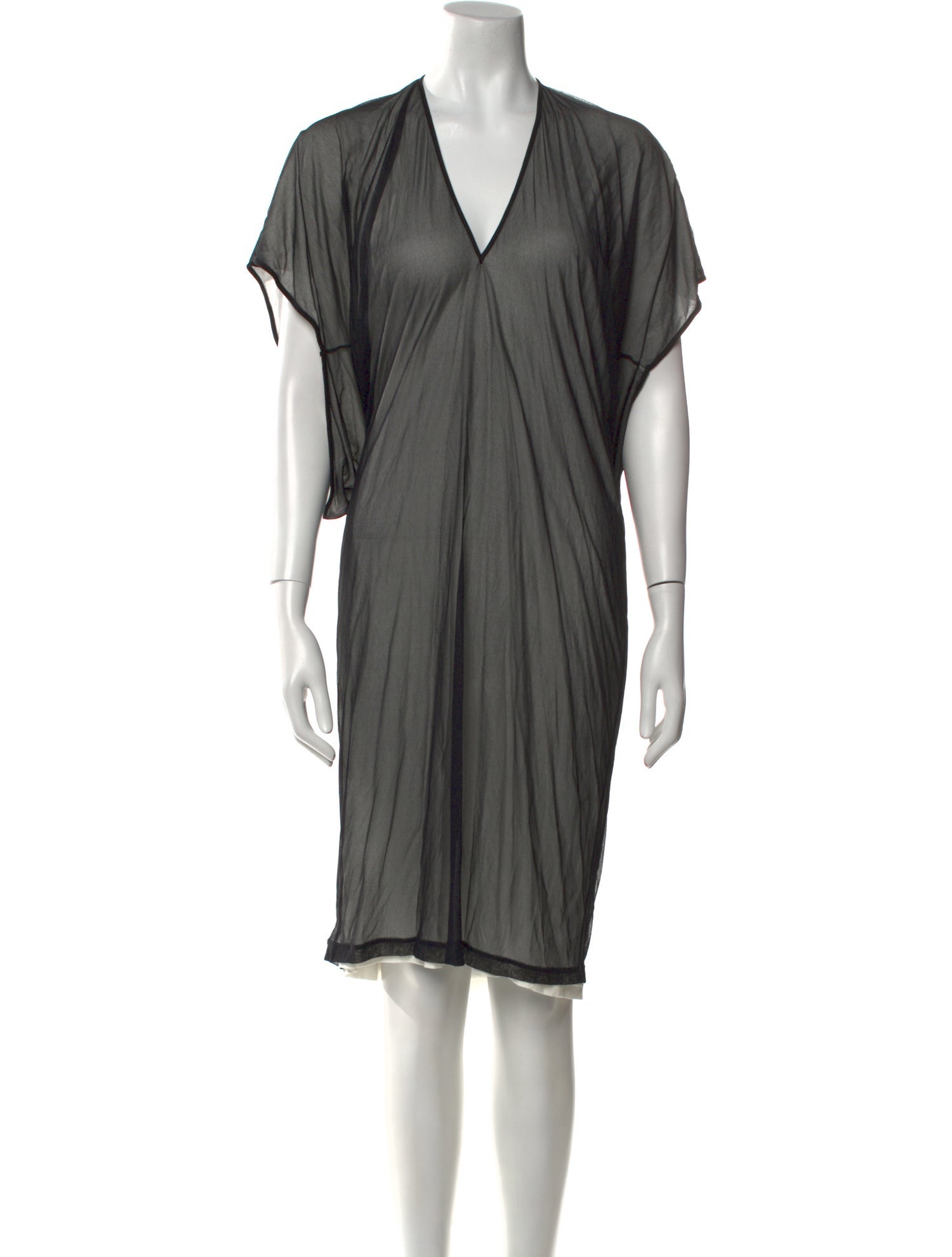 Gareth Pugh V-Neck Knee-Length Dress