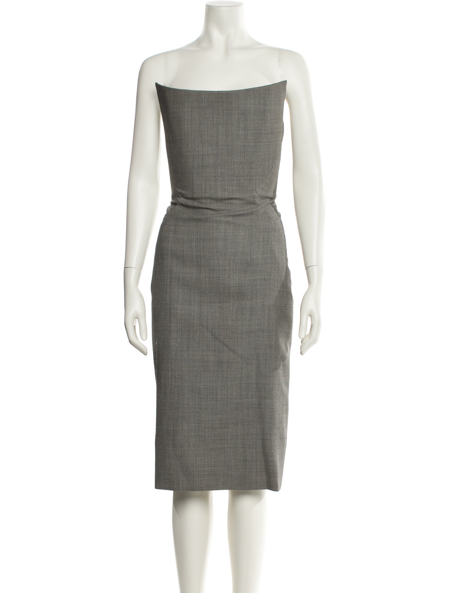 Gareth Pugh Virgin Wool Knee-Length Dress