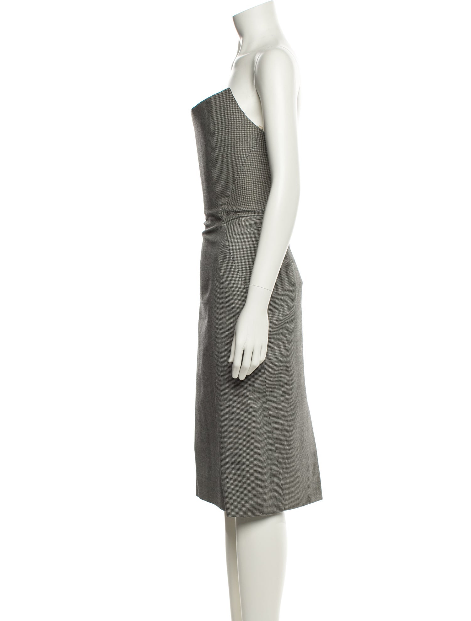 Gareth Pugh Virgin Wool Knee-Length Dress