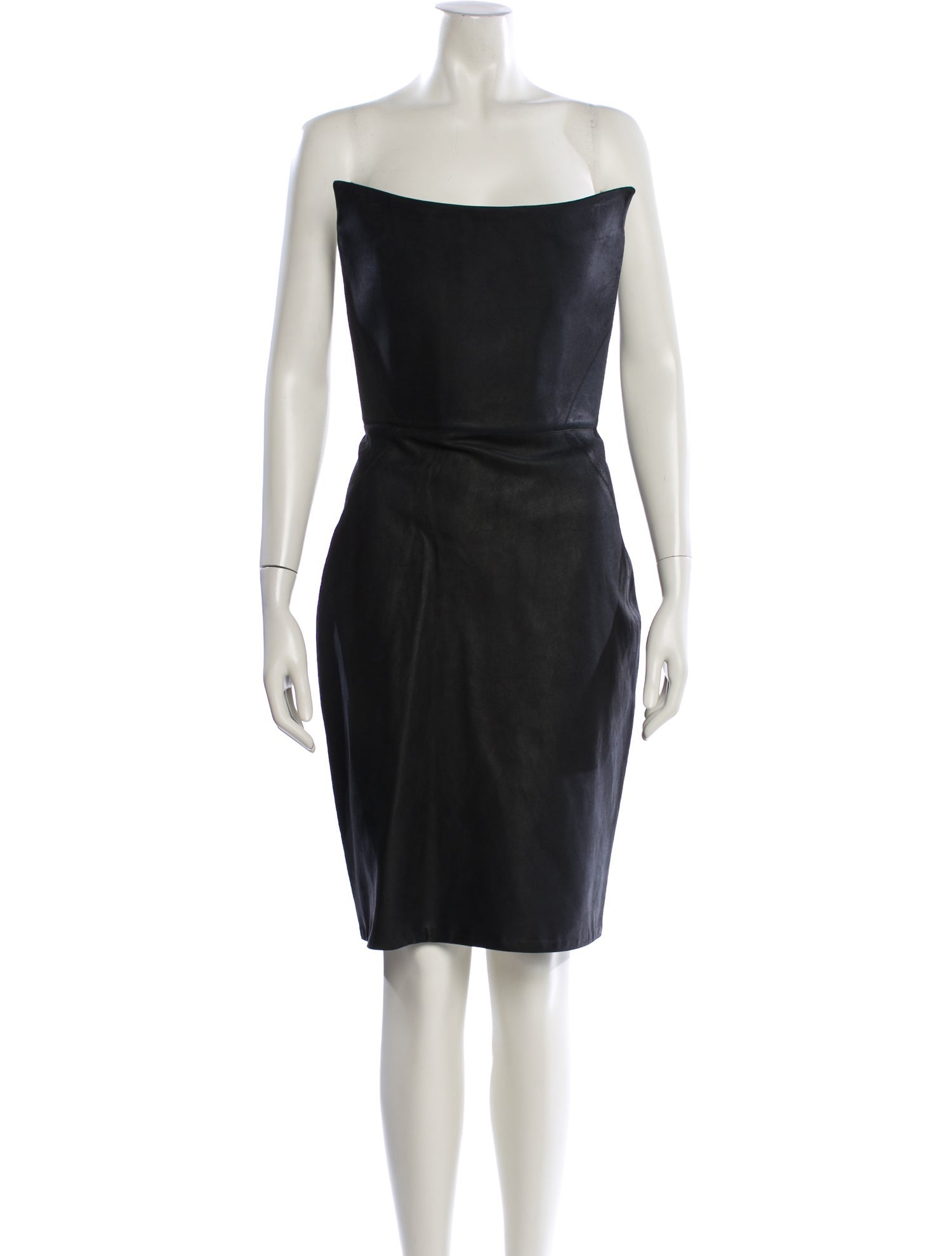Gareth Pugh Lamb Leather Mini Dress