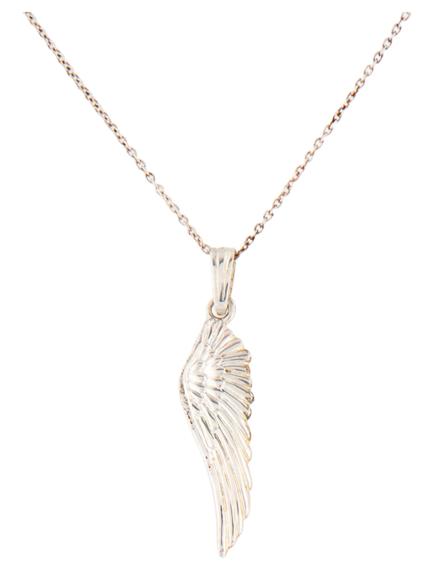 Garrard Wings Reflection Pendant Necklace