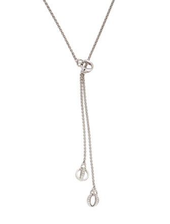 Garrard 18K 1.22ctw Diamond Lariat Necklace