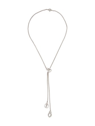 Garrard 18K 1.22ctw Diamond Lariat Necklace