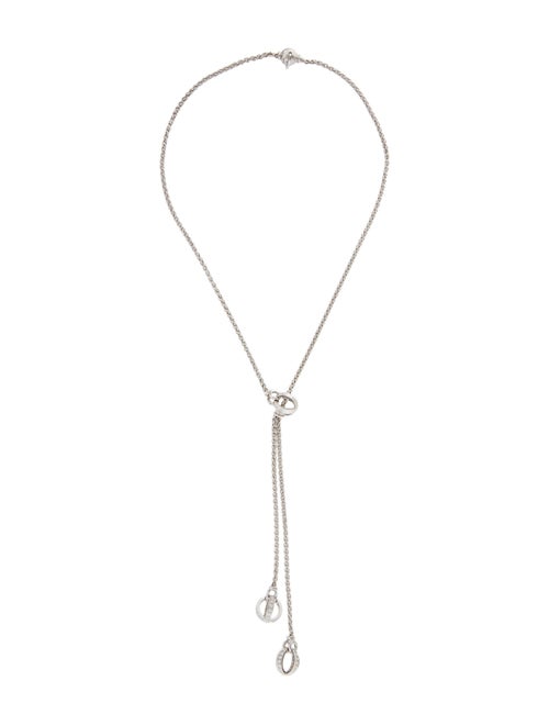 Garrard 18K 1.22ctw Diamond Lariat Necklace
