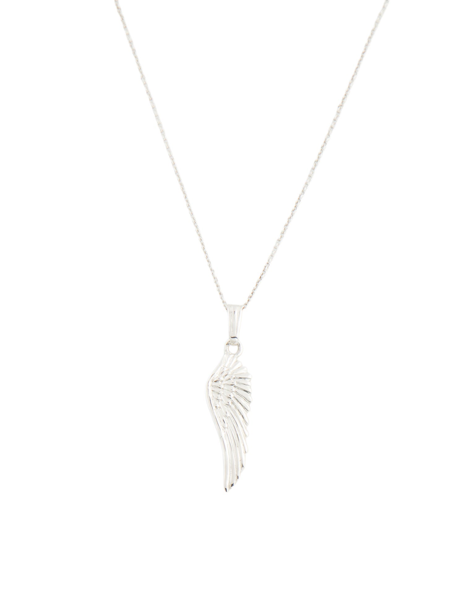 Garrard Wings Reflection Pendant Necklace