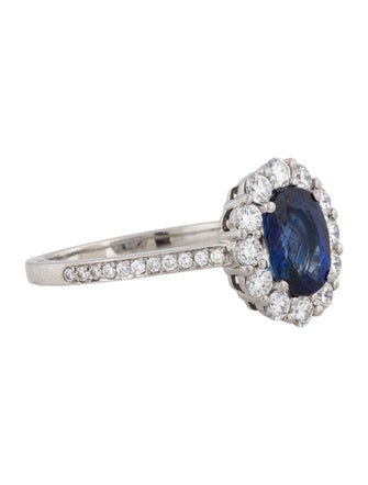 Garrard Platinum Sapphire & Diamond 1735 Ring