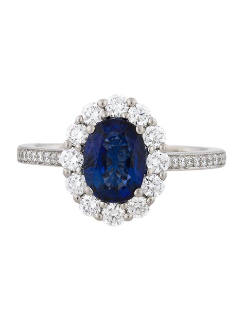 Garrard Platinum Sapphire & Diamond 1735 Ring