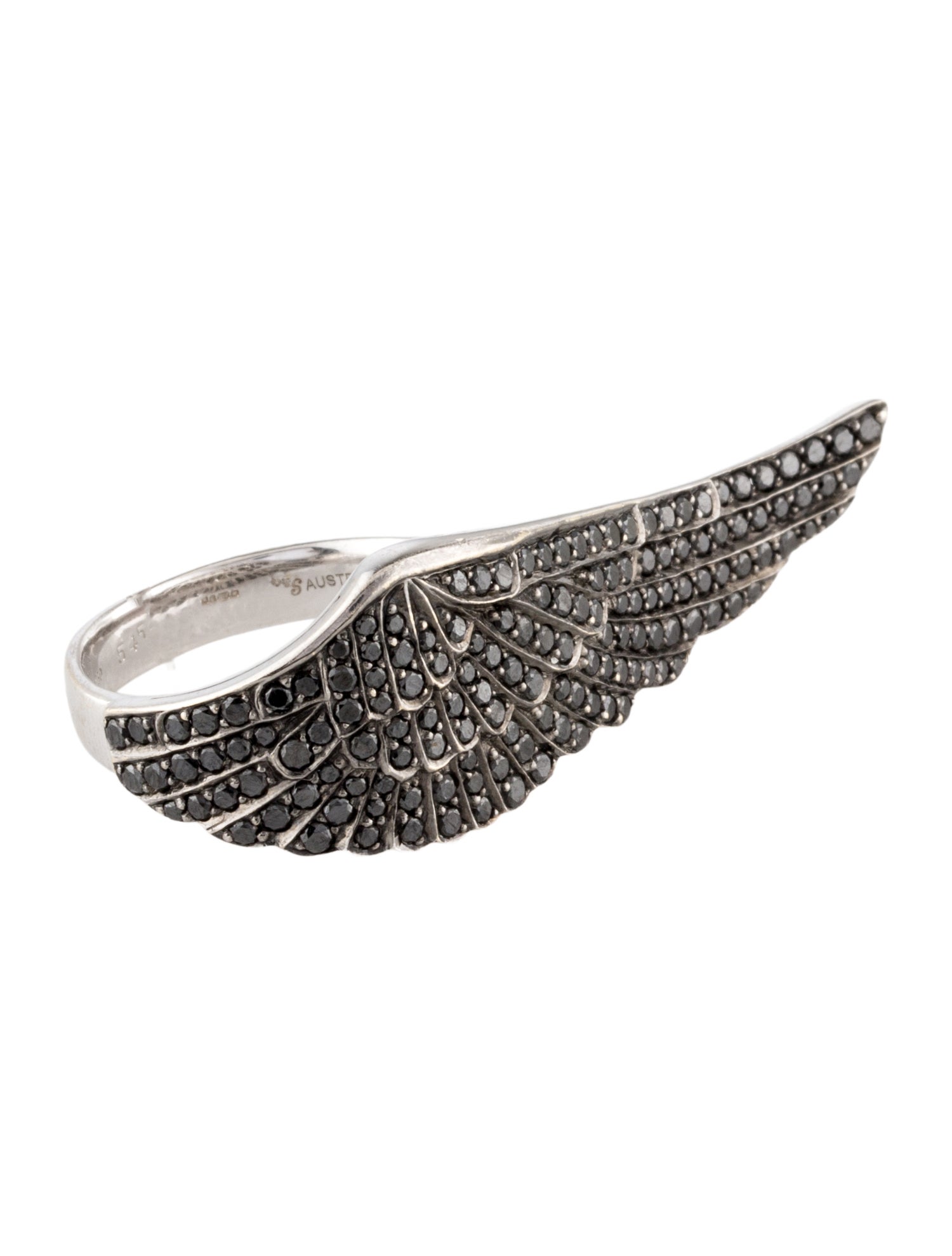Garrard 18K Diamond Diamond Wings Classic Large Ring