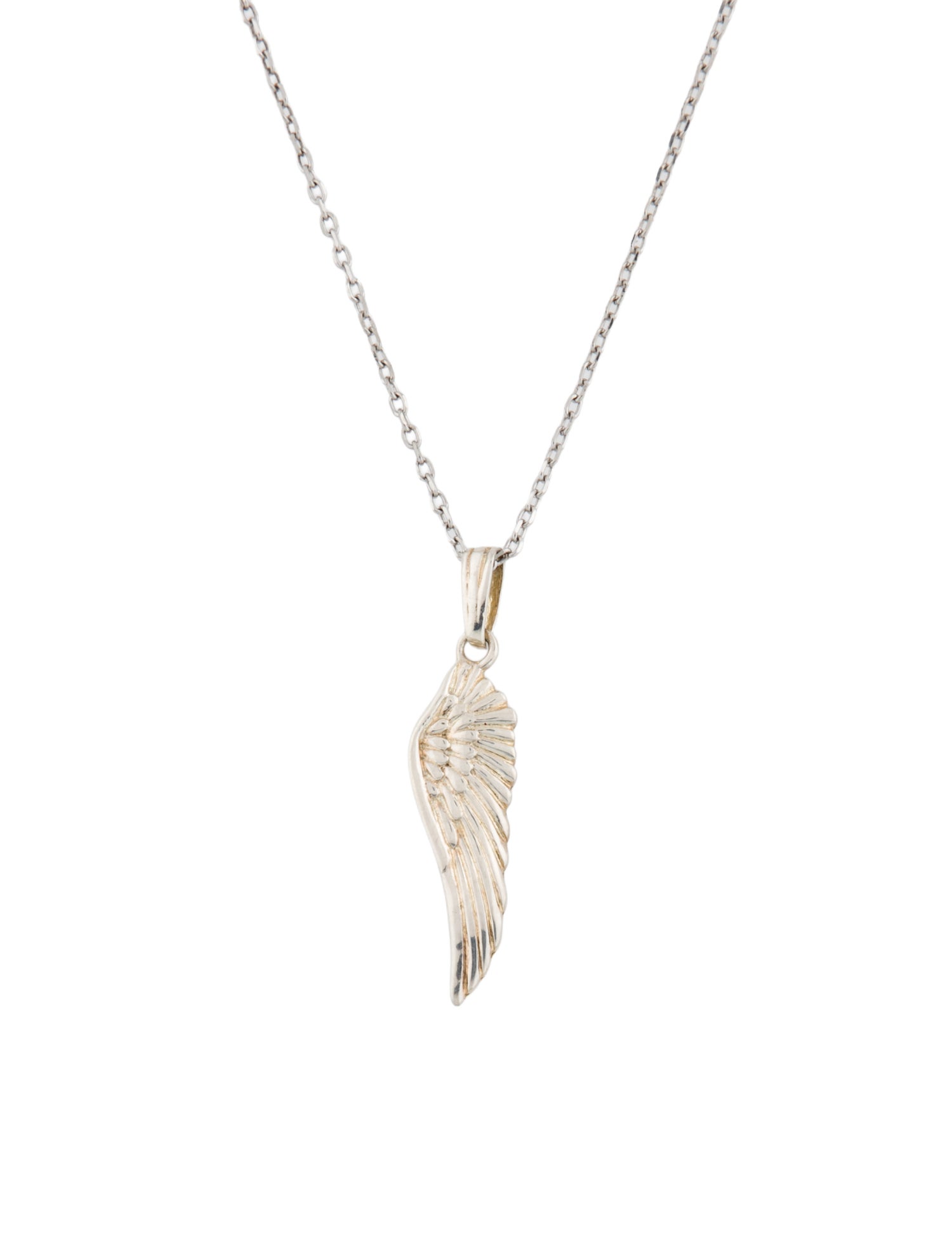 Garrard Wings Reflection Pendant Necklace
