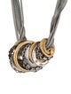 Gas Bijoux Crystal Two Tone "Jos" Multi Strand Necklace