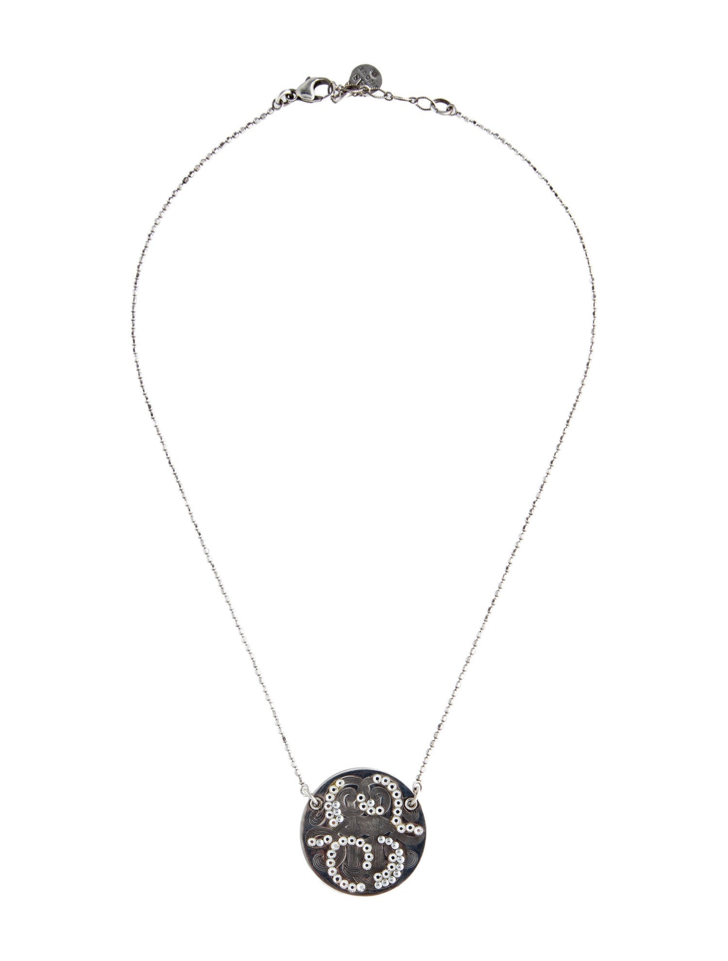 Gas Bijoux Strass Diva Pendant Necklace