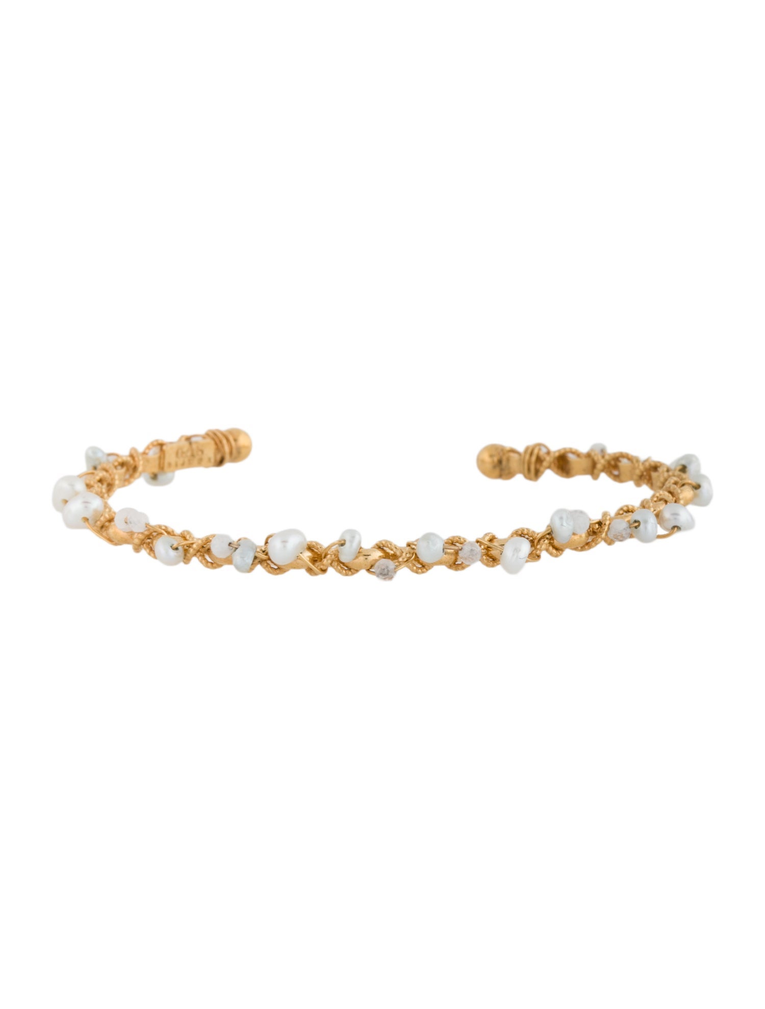 Gas Bijoux Pearl 'Orphee' Cuff Bracelet
