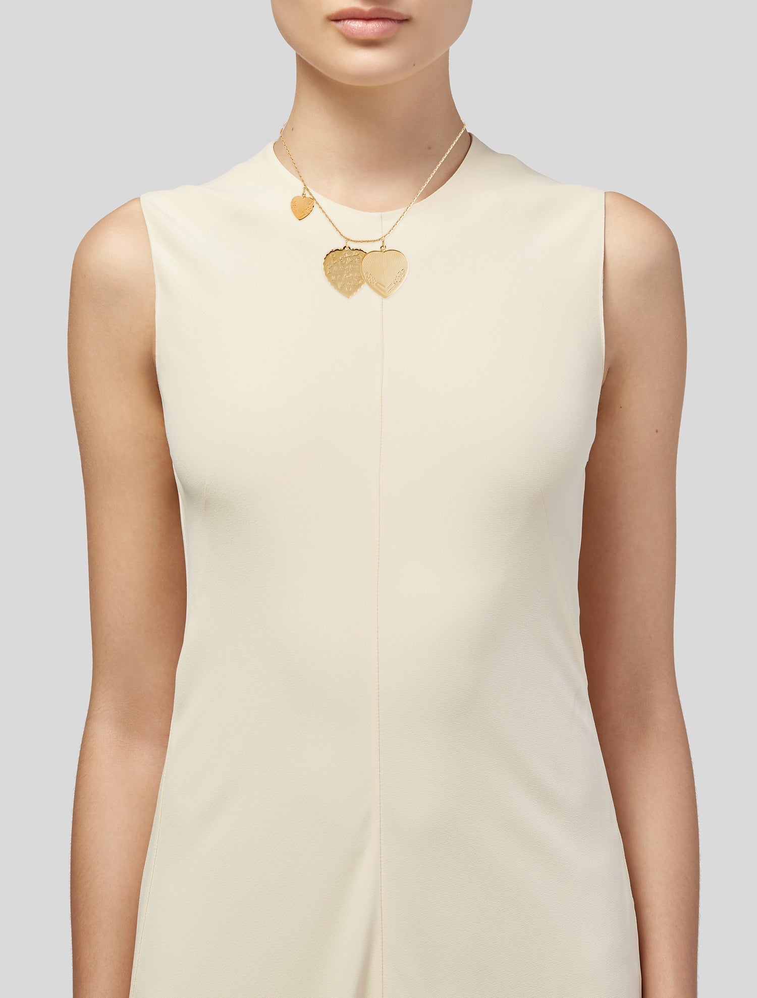 Gas Bijoux 'I Love You' Heart Pendant Necklaces