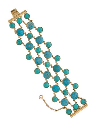 Gas Bijoux Multistrand Stone Bracelet